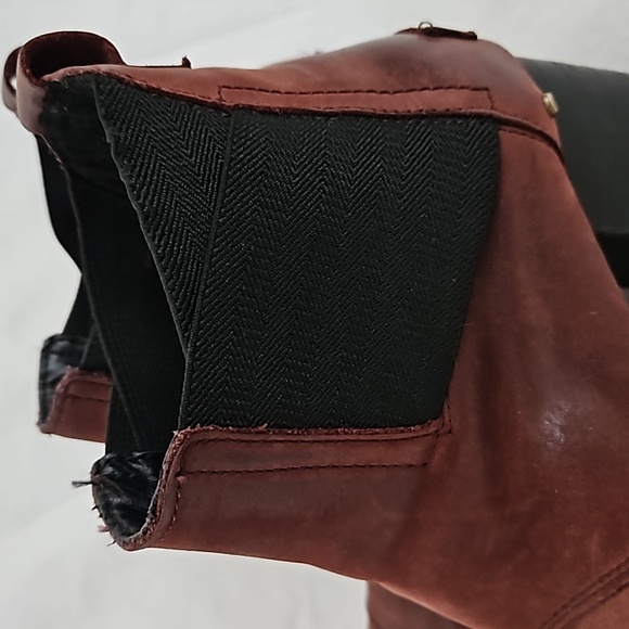 SOREL Addington Slip-on Waterproof Leather Elastic Gores Chelsea Boot Size 7 - Picture 8 of 16